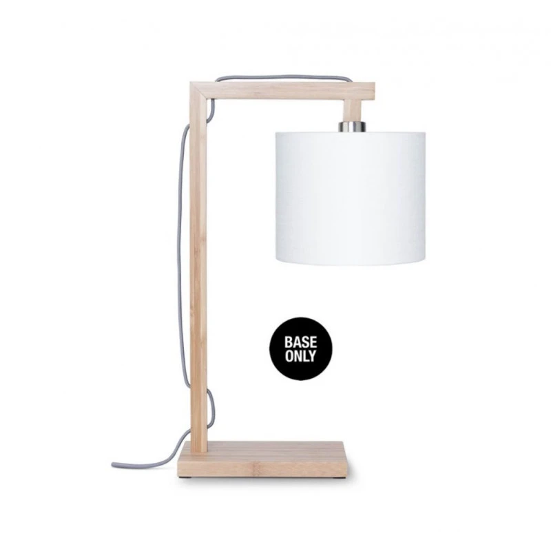 Base de lampe de table en bambou