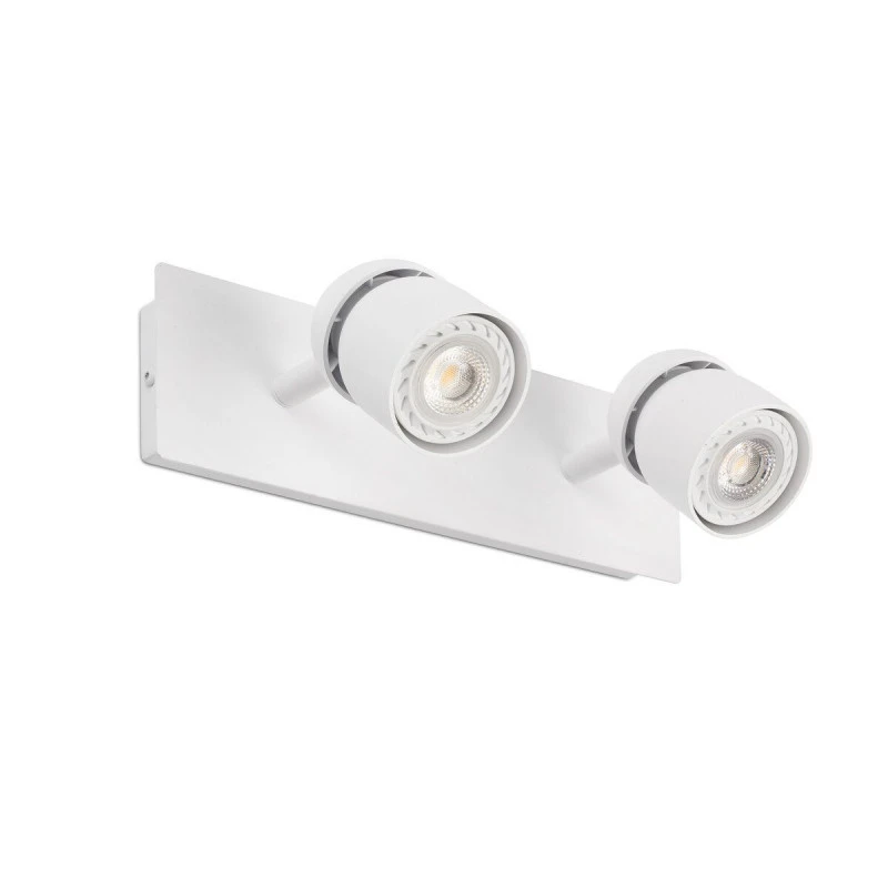 Lampe applique blanche 2 spots