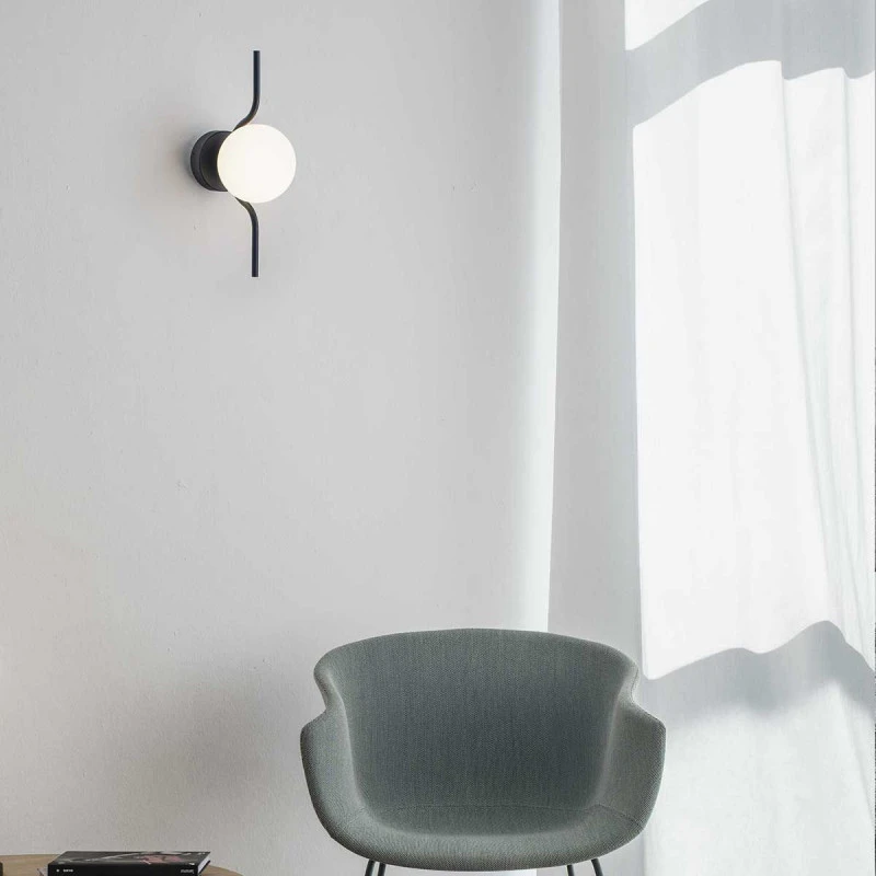 Applique art deco noir