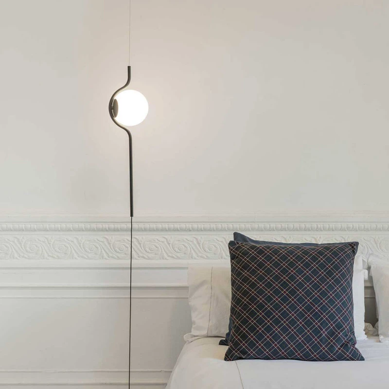 Lampadaire suspension noir