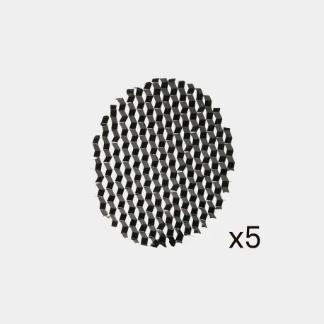 5 FILTRES D'ÉMISSION DE LUMIÈRE ELLIPTIQUE