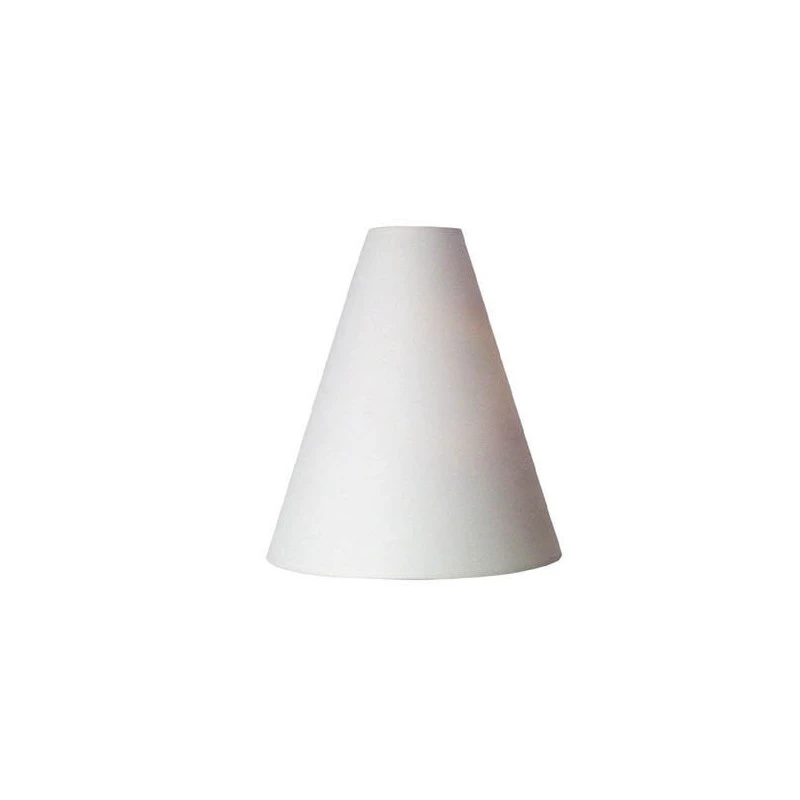 Grand abat-jour conique blanc