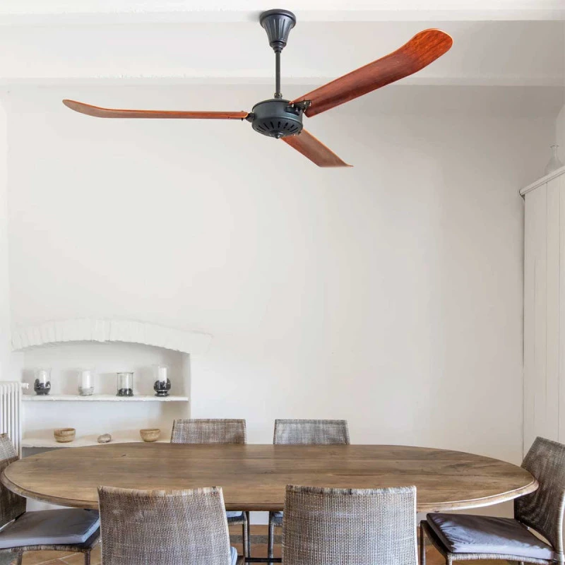 Ventilateur XL bois et métal