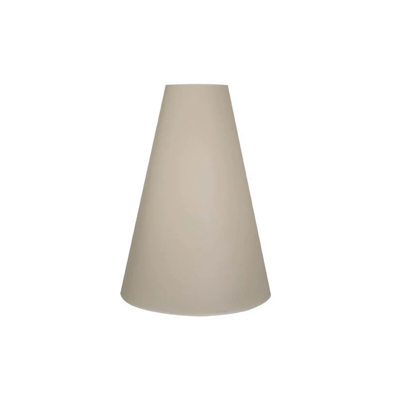 Grand abat-jour conique chanvre
