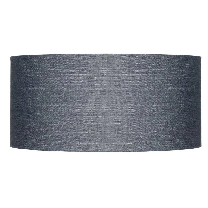 Abat-jour en lin gris foncé