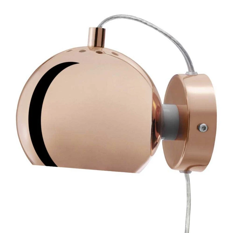 Applique boule cuivre