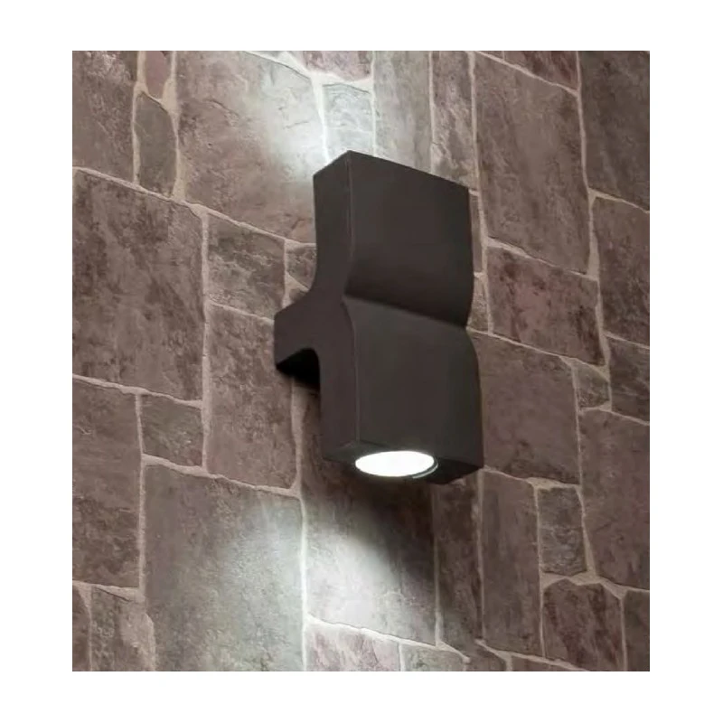 Applique aluminium gris foncé pour l'extérieur - Faro