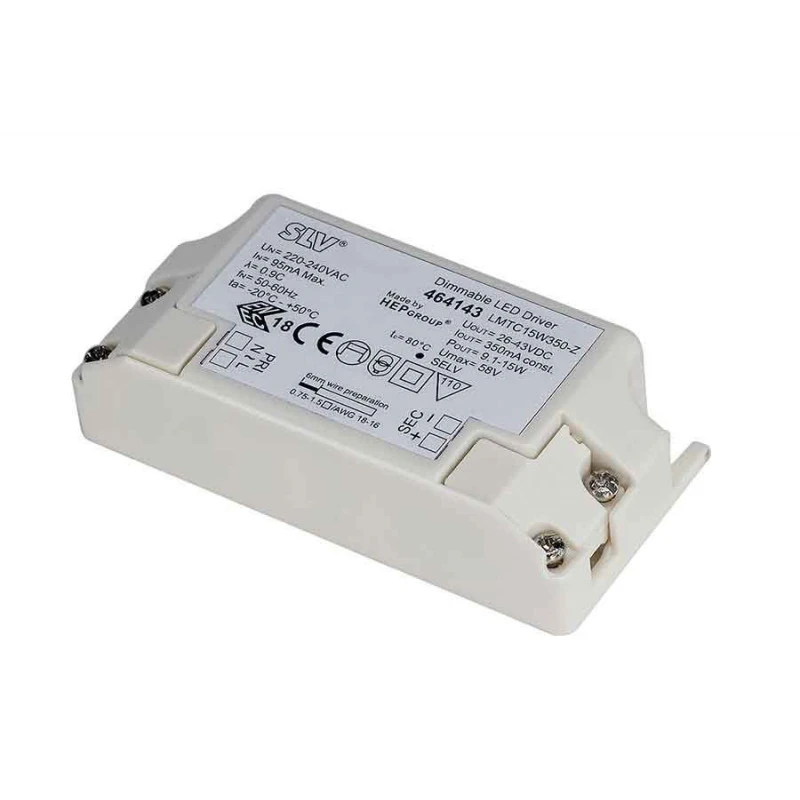 ALIMENTATION LED 15W 500mA serre-câble inclus variable