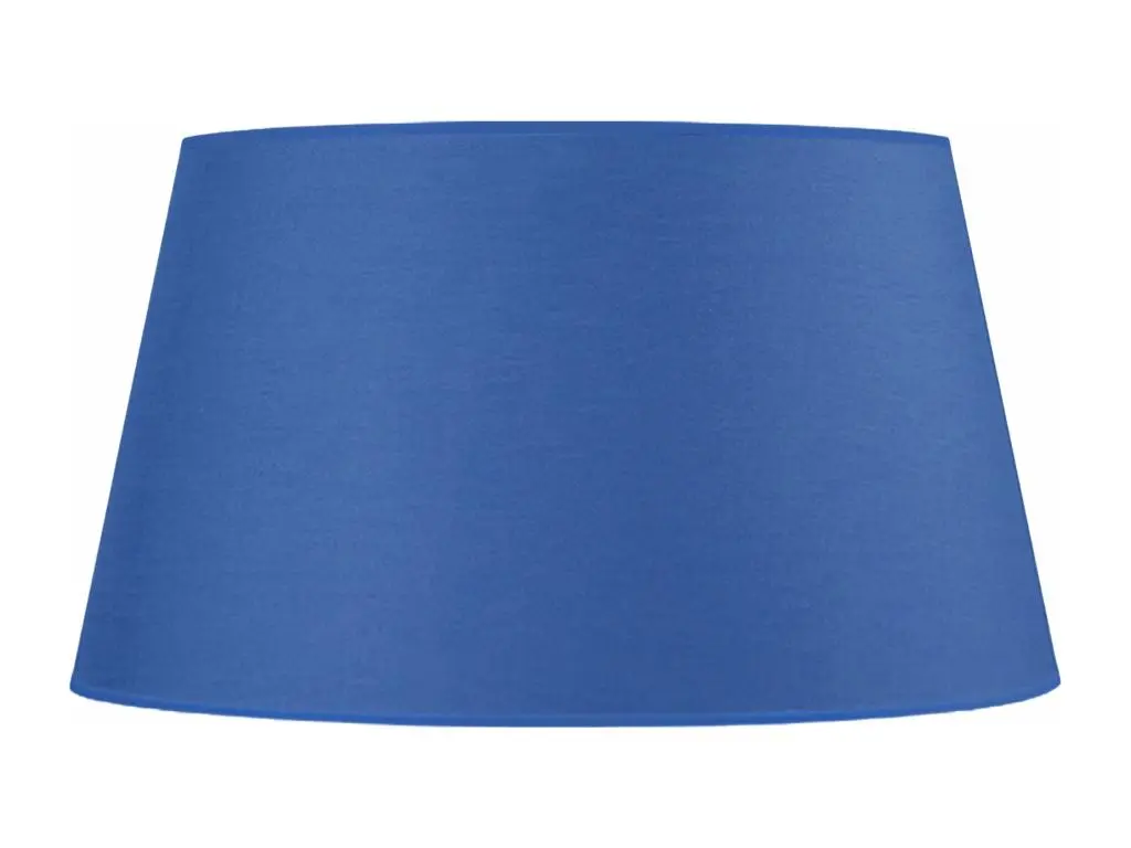 Abat-jour tissu bleu 27 cm.