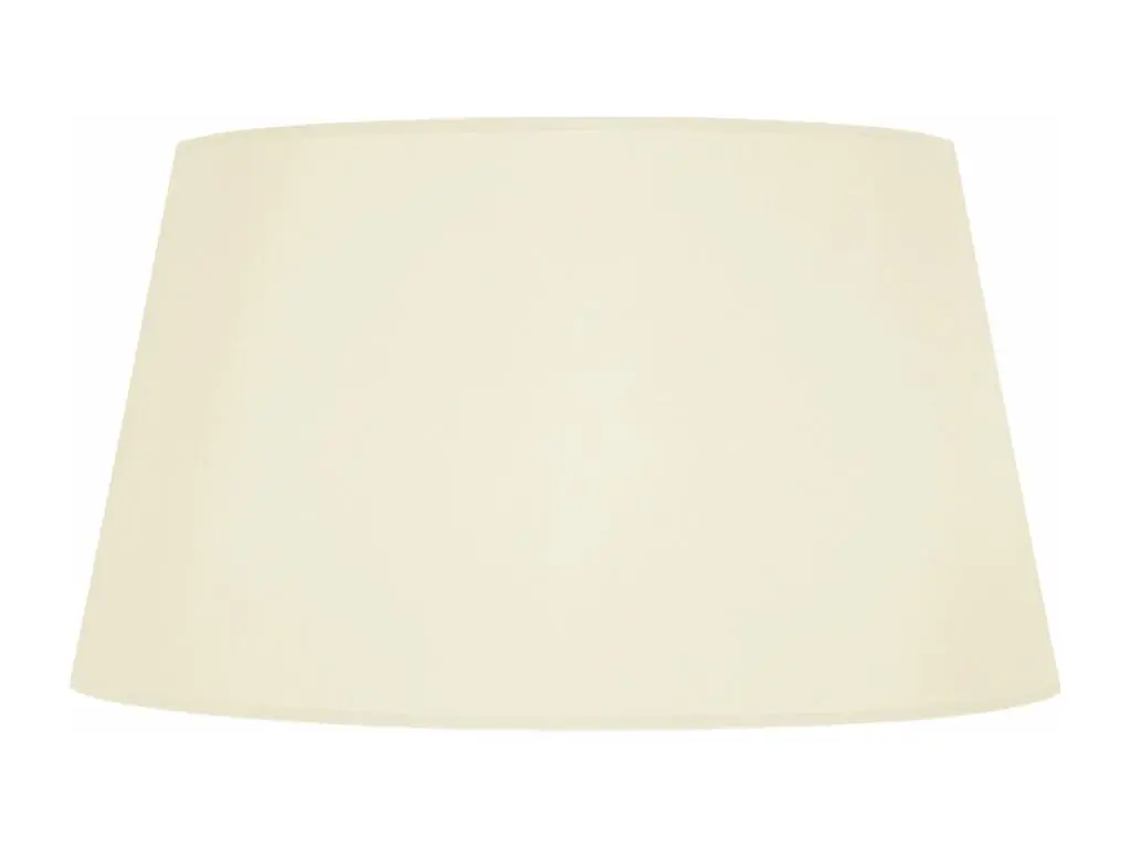 Abat-jour tissu blanc 27 cm.