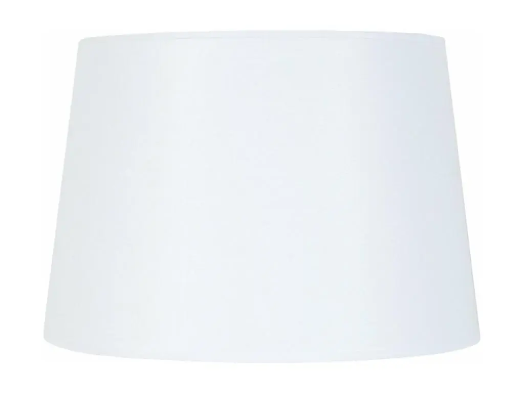 Abat-jour tissu blanc 25 cm.