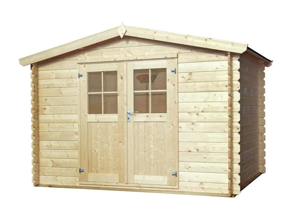 Abri de jardin en bois double pente Falun 3 x 2.5 m