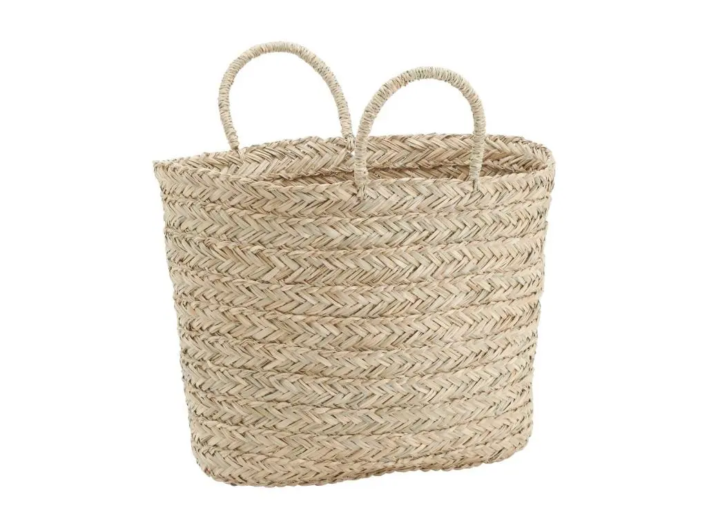 Cabas en jonc tressé