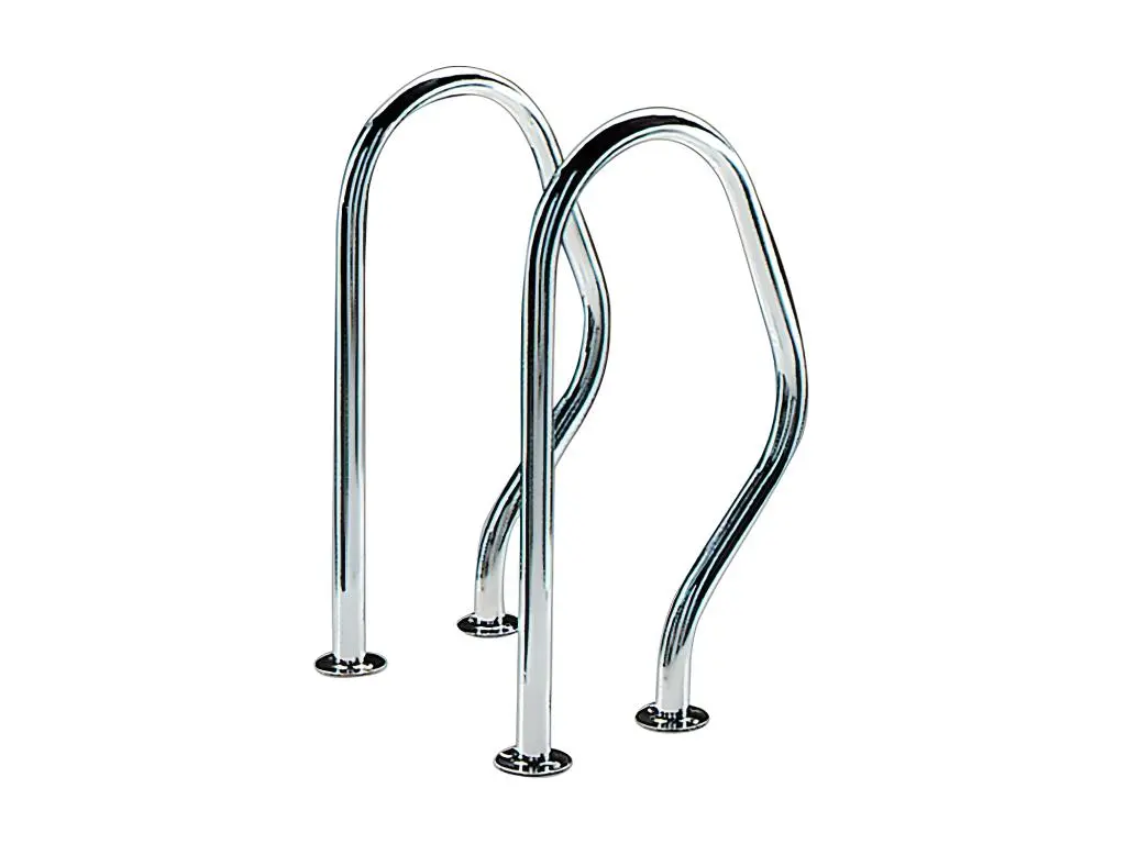 Sorties de bain pour piscine - 47 x 80 cm - Inox - Rectangulaires à visser