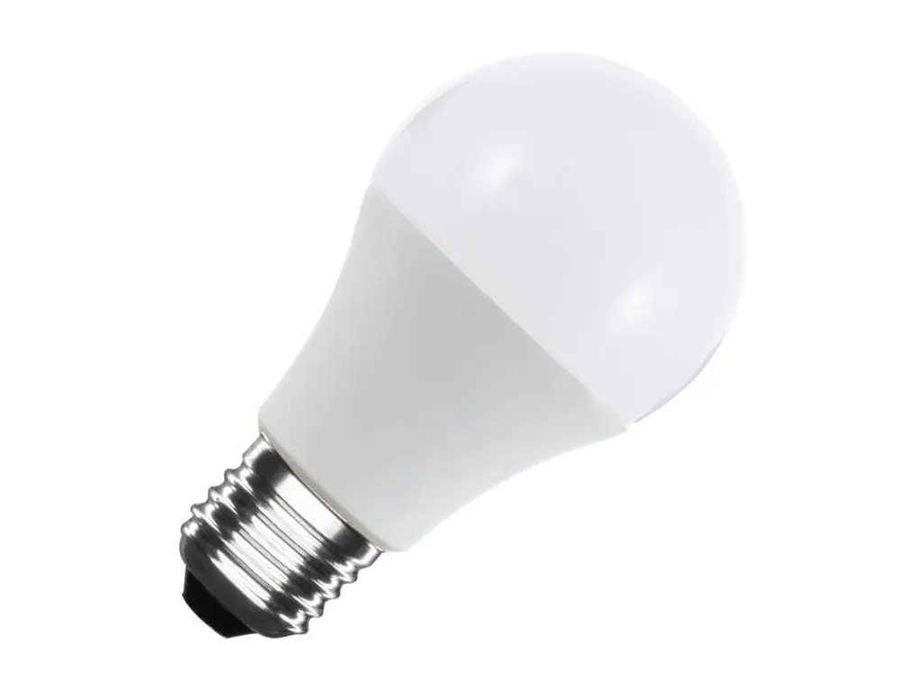 Ampoule LED E27 10W 820 lm A60 12/24V Blanc Chaud 2800K - 3200K