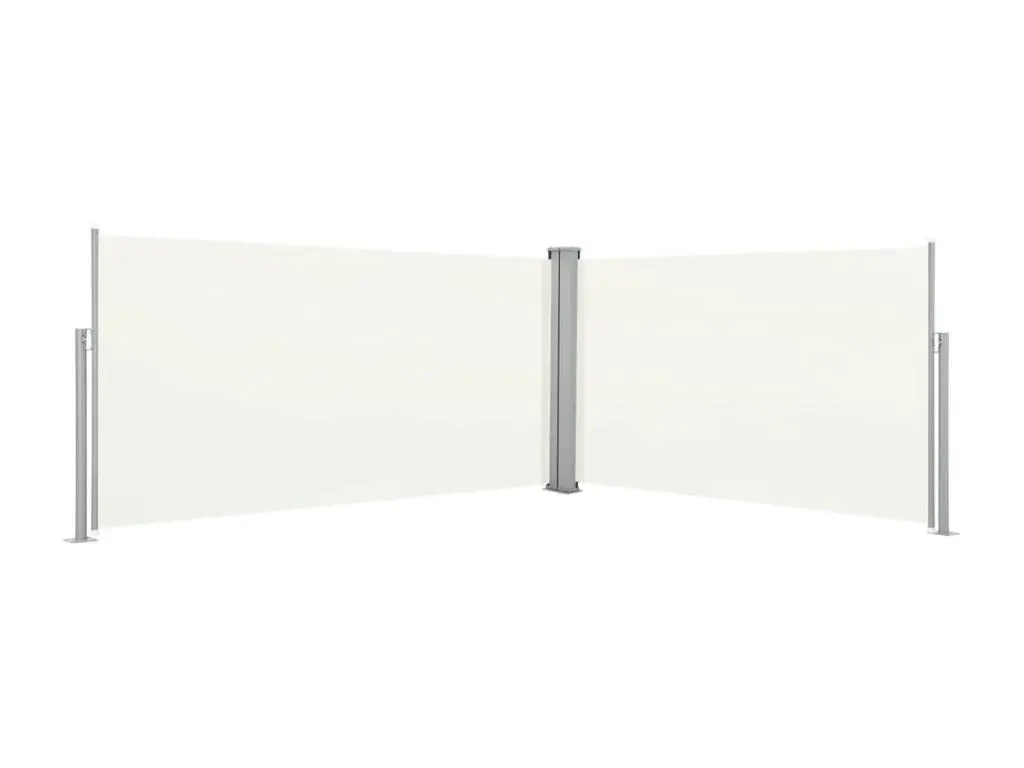 Auvent latéral rétractable 160x600 cm Crème