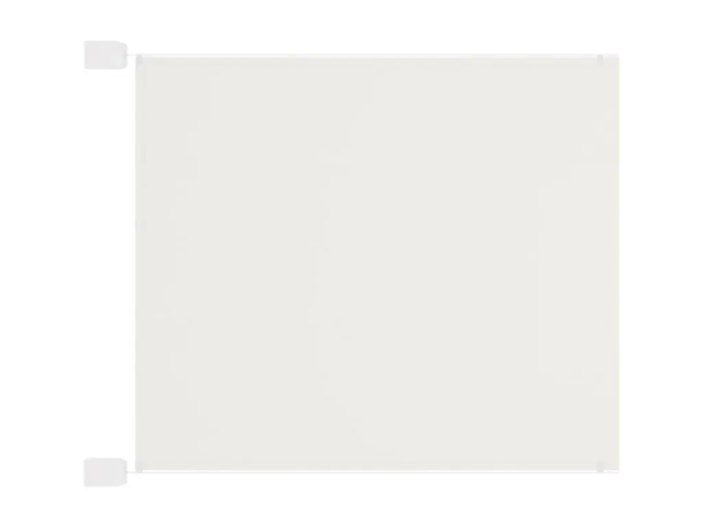 Auvent vertical Blanc 60x600 cm Tissu oxford