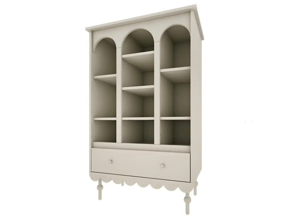 Bibliothèque 1 tiroir Babushka Olive