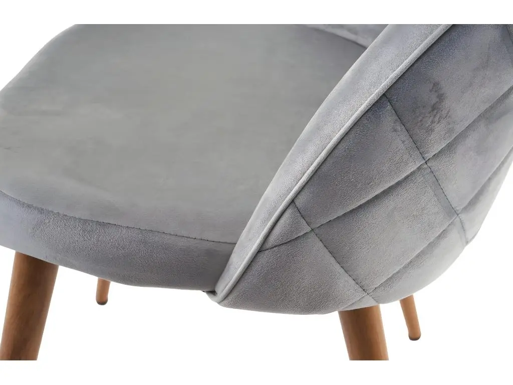 Chaise de salle à manger MCW-D53 (lot de 2), gris clair