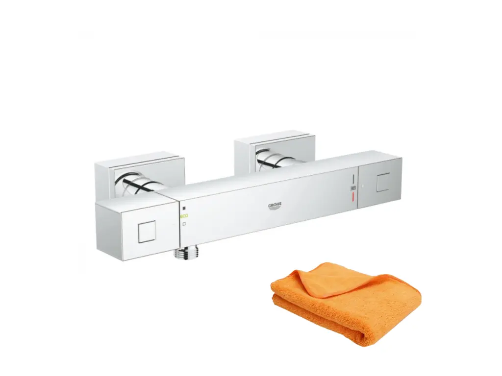 Mitigeur douche thermostatique GROHE Grohtherm cube + microfibre