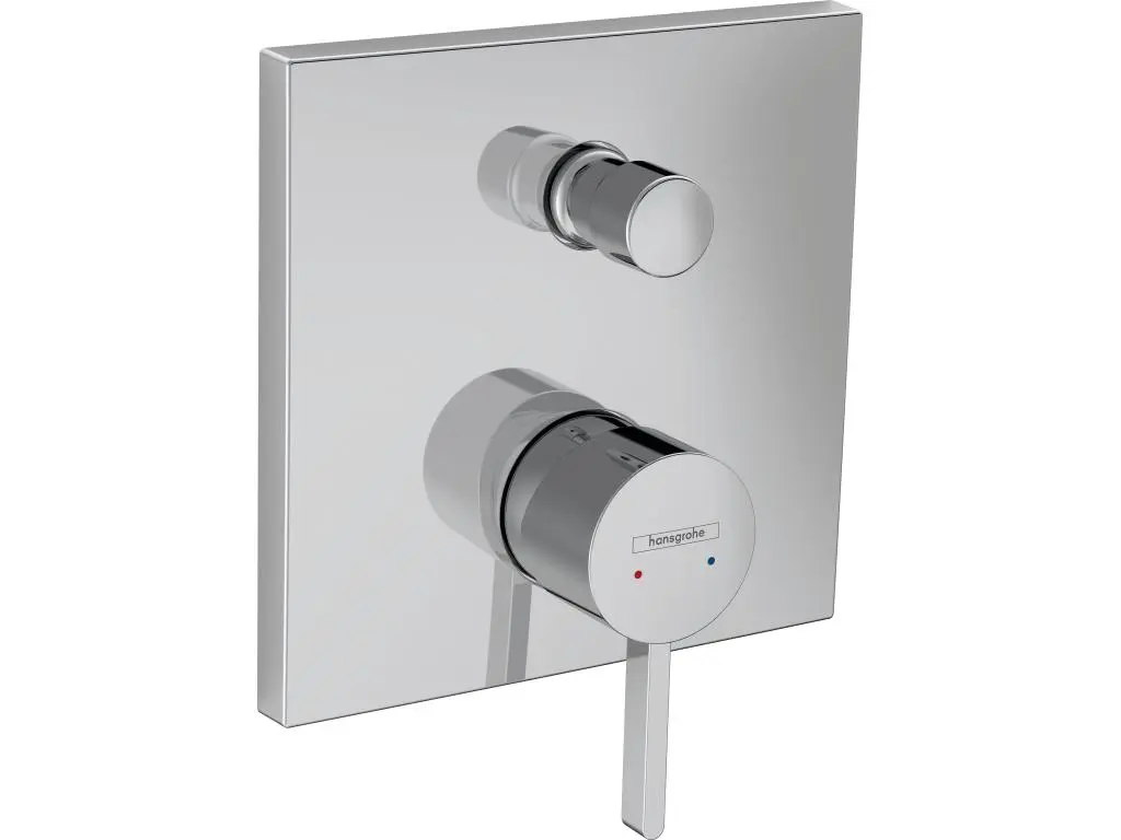 Façade mitigeur bain douche encastré 2 sorties HANSGROHE Finoris chromé