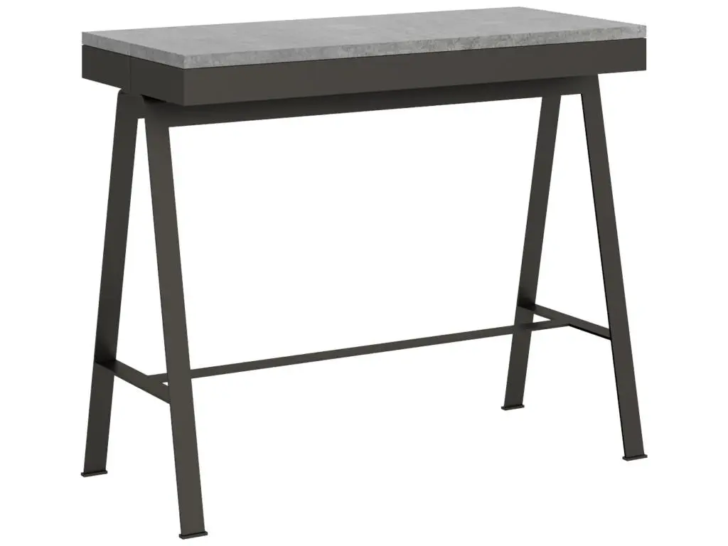 Console Banco Evolution Small Ciment cadre Anthracite