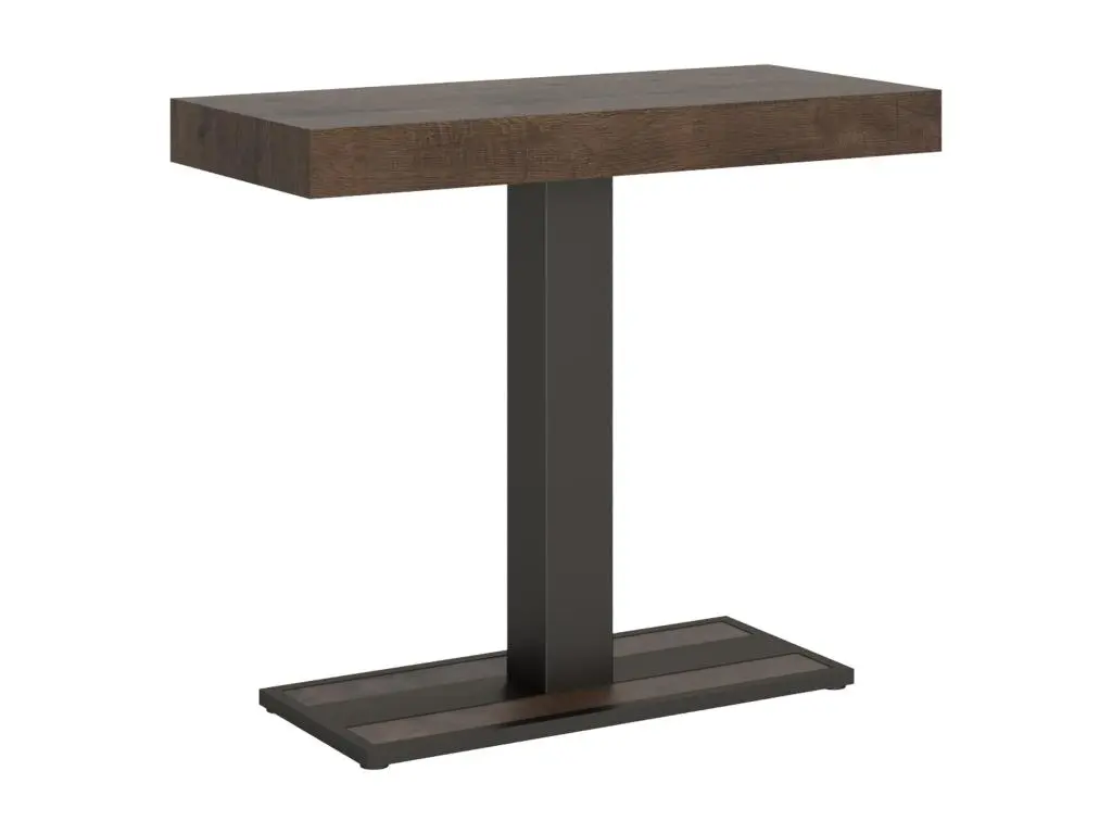 Console Capital Premium Noyer cadre Anthracite