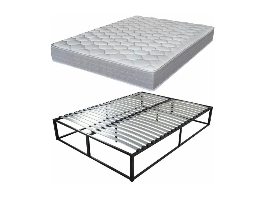 Sommier surélevé KIT K27 + matelas Madere