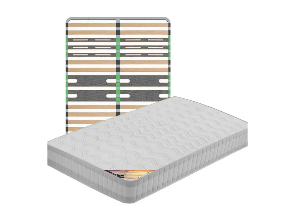 TAHITI - Pack Matelas + AltoZone 140x190
