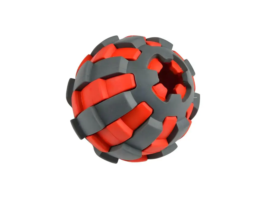 Jouet pour Chien Distributeur "Balle" 7cm Rouge