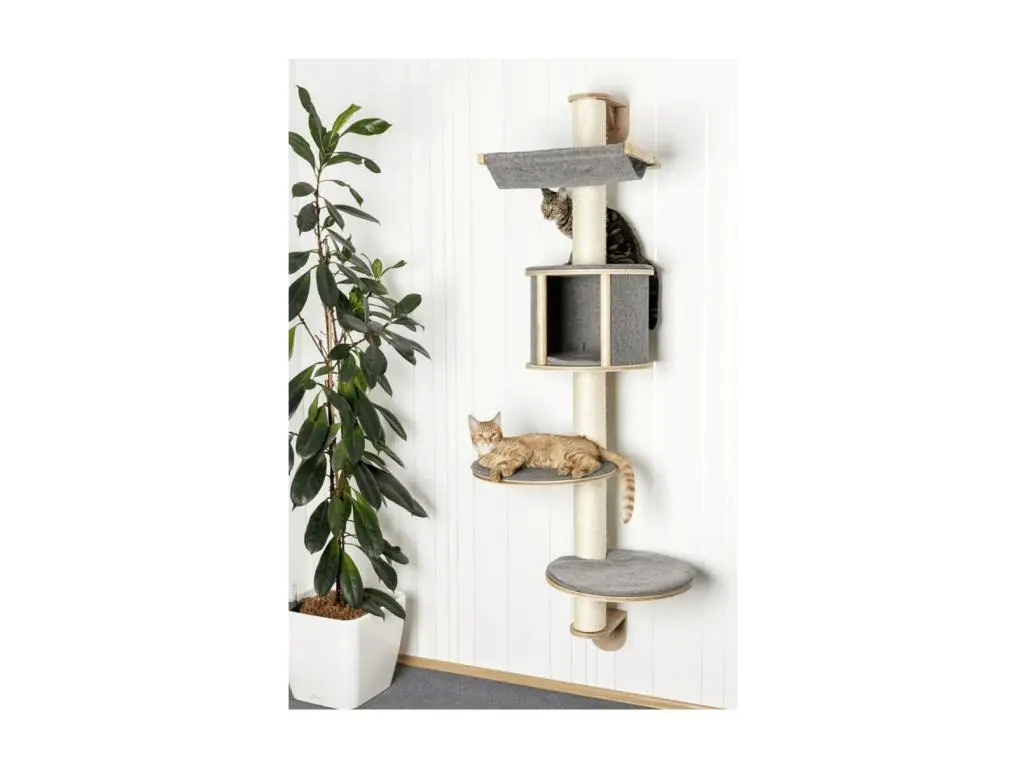 Arbre à chats mural Dolomit Tofana 168 cm Gris 81540