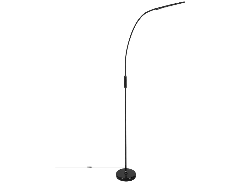 Lampadaire à LED noir YANTIC