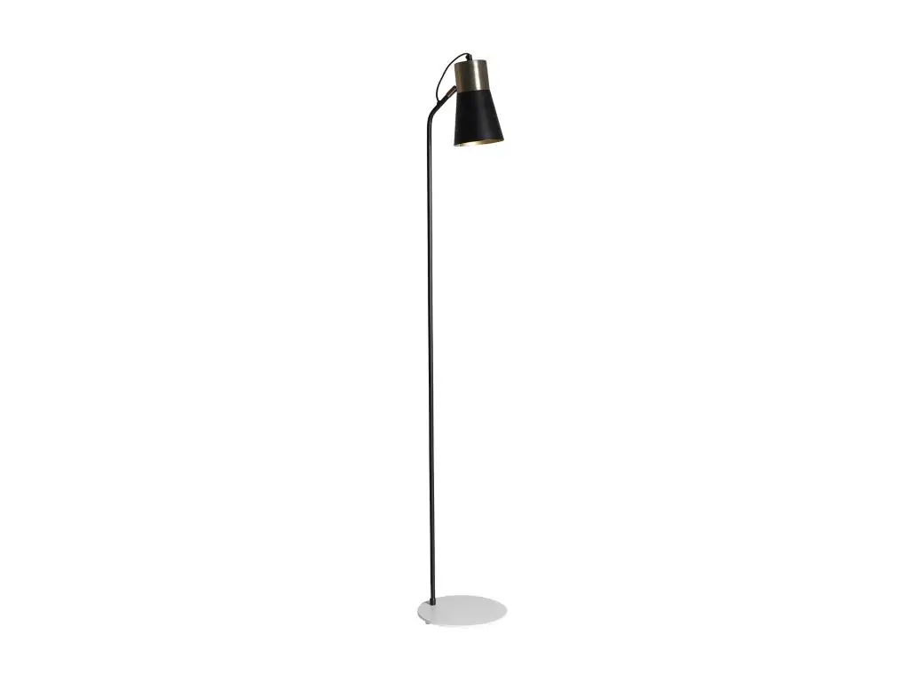 Lampe Haute en Fer, de couleur Noir, 24x30x151 cm