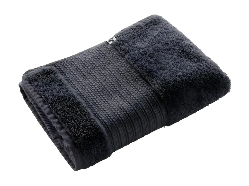 EMMA - Serviette de Douche 70x130cm en Coton Bio Coloris Orage