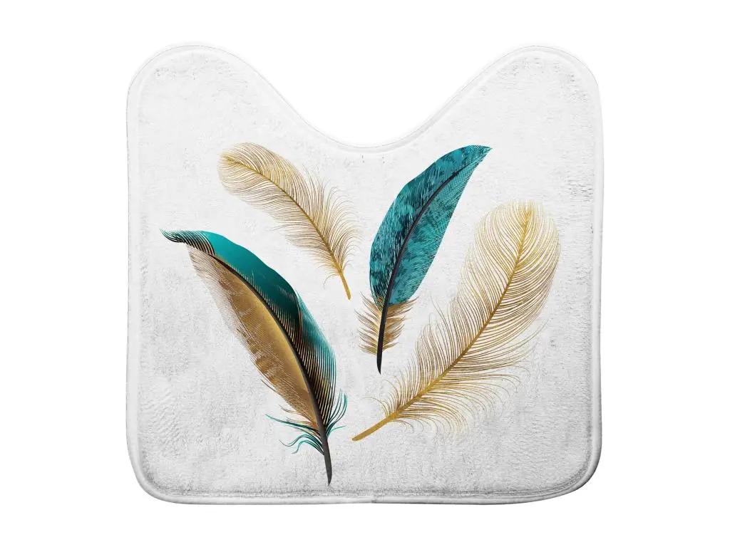 Tapis contour de WC 45 x 45 cm Plumiss