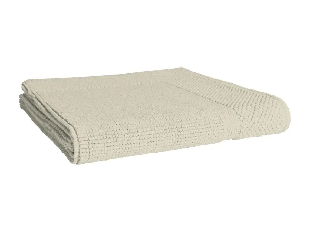 Tapis de bain 60x90 cm LOFTY Ivoire 1500 g/m2