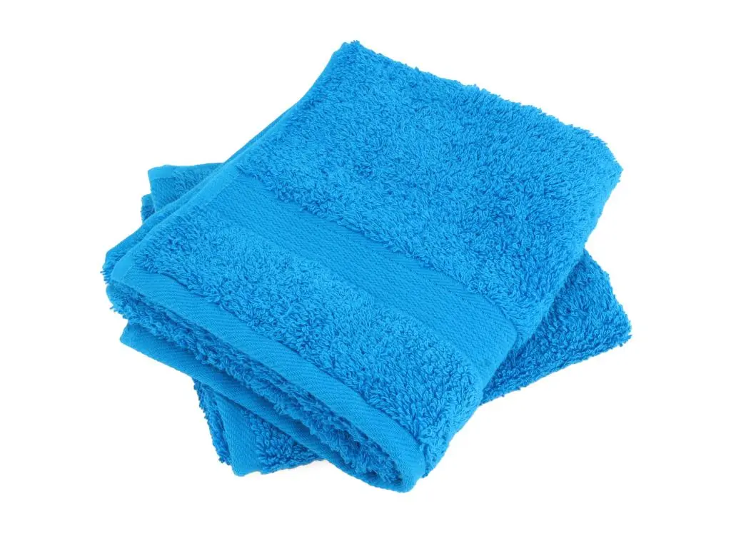 Lot de 2 serviettes invité 30x50 cm LUXOR turquoise