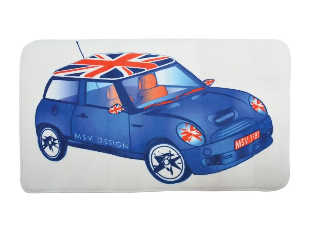 Tapis bleu XS 45 x 75 cm