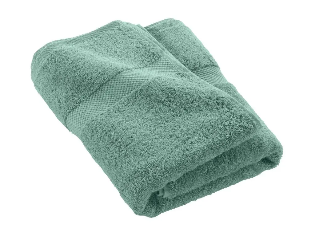 Serviette ou drap de douche 70 x 130 cm Elegante celadon