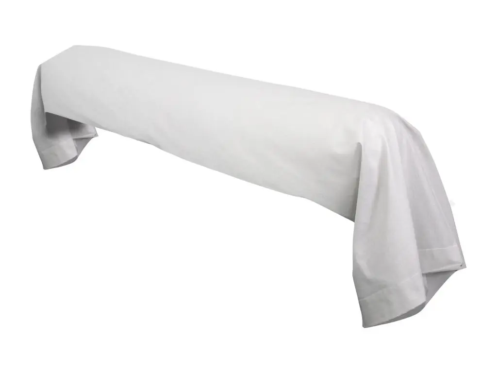 Taie de traversin uni 185X43 cm coton ALTO Calcium
