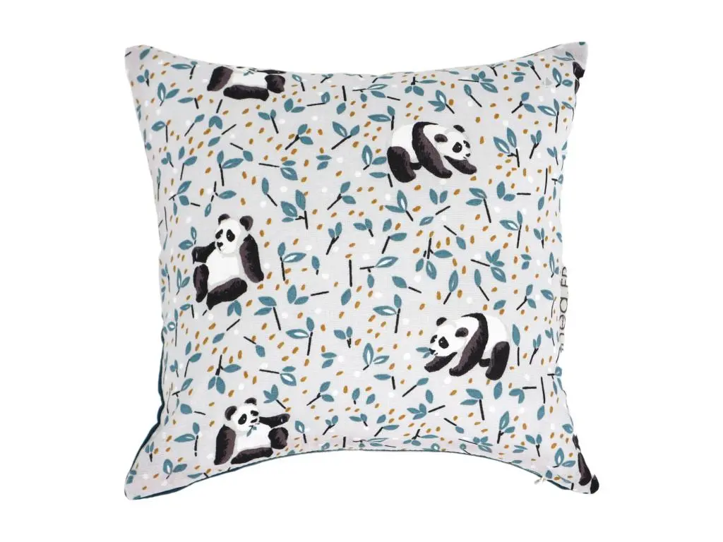 Housse de coussin 20x20 cm TAO gris Perle