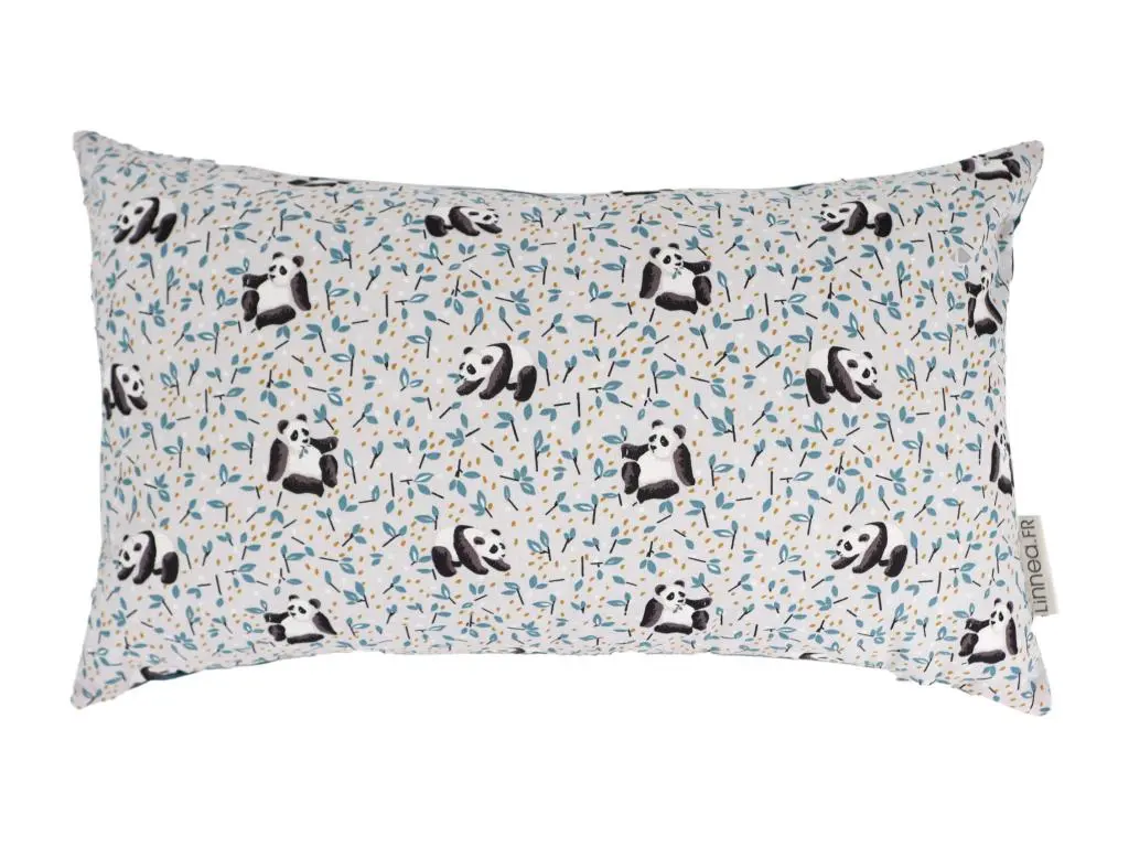 Housse de coussin 30x50 cm TAO gris Perle