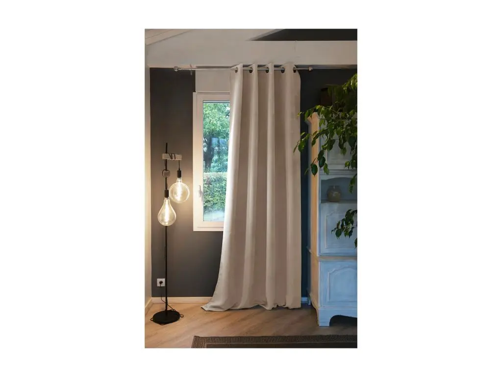 DARKER - Rideau Occultant 140x280cm Coloris Pampa