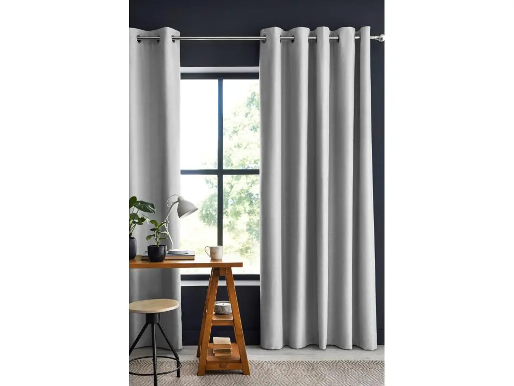 1 Rideau Occultant 140 x 180 cm Obscura Gris clair