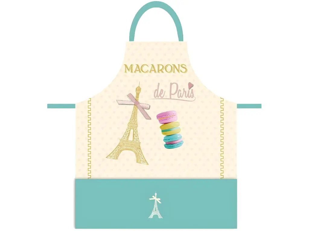 Tablier adulte à nouer - Macarons