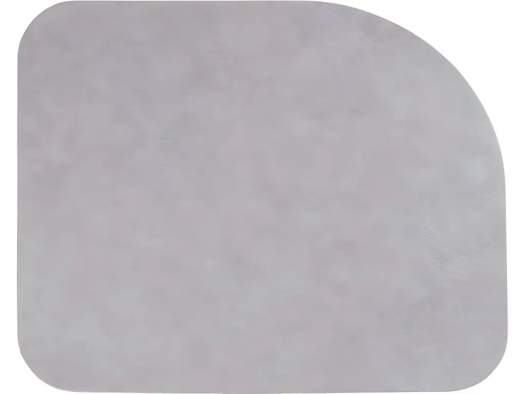 Set de table cuir vegan organique Gris nuage Asa