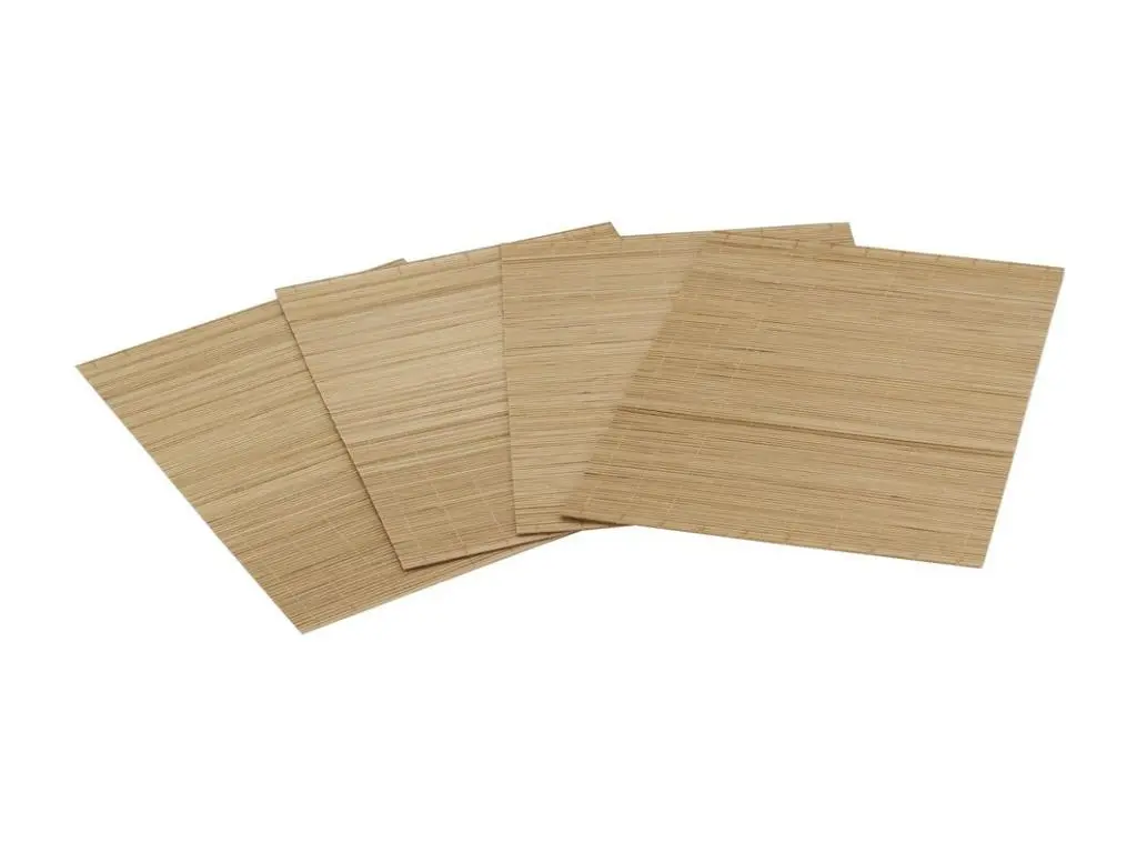 Aubry Gaspard Sets de table en bambou (Lot de 4)