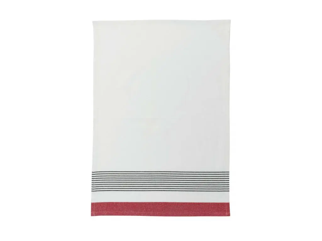 Torchon recyclé Mattia rouge 50 x 70 cm Winkler