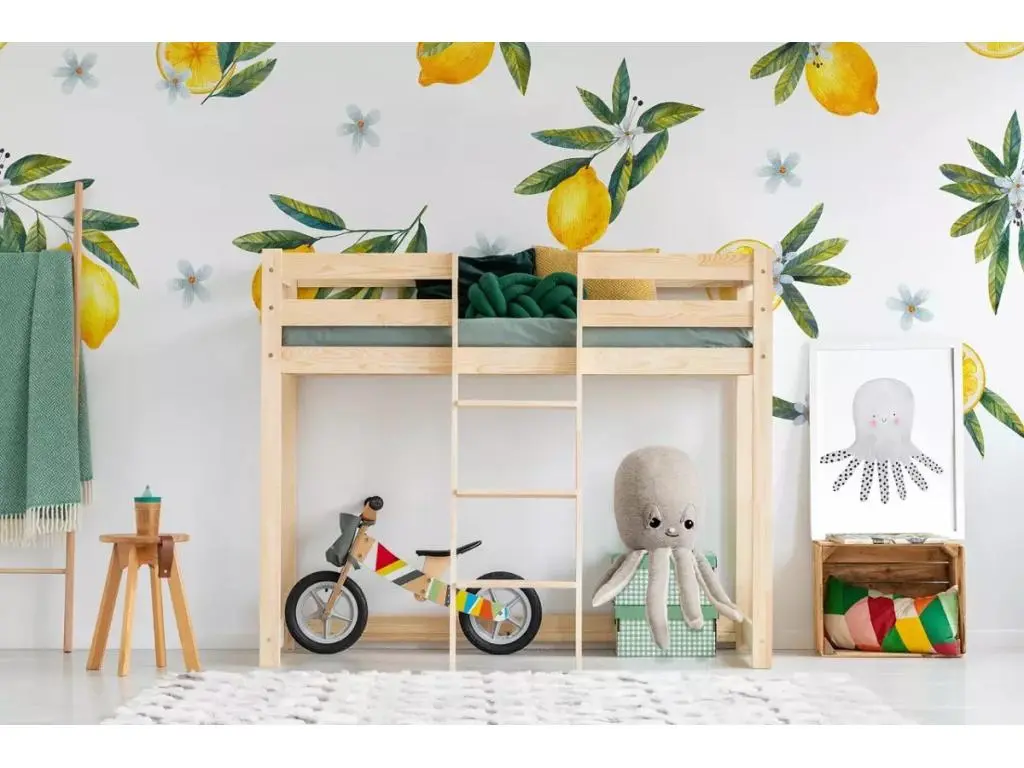 Lit mi-hauteur enfant CLPA Mila 80x160cm