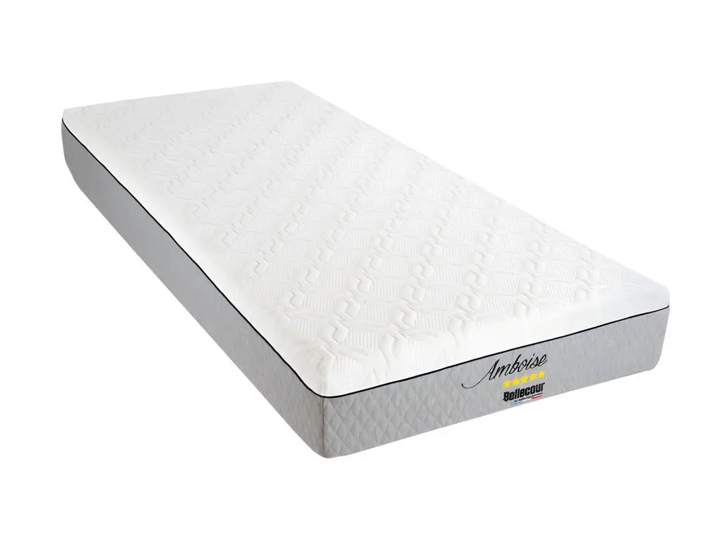 BELLECOUR LITERIE | Matelas AMBOISE 90x200 cm | Mousse à mémoire de forme | Soutien Ferme